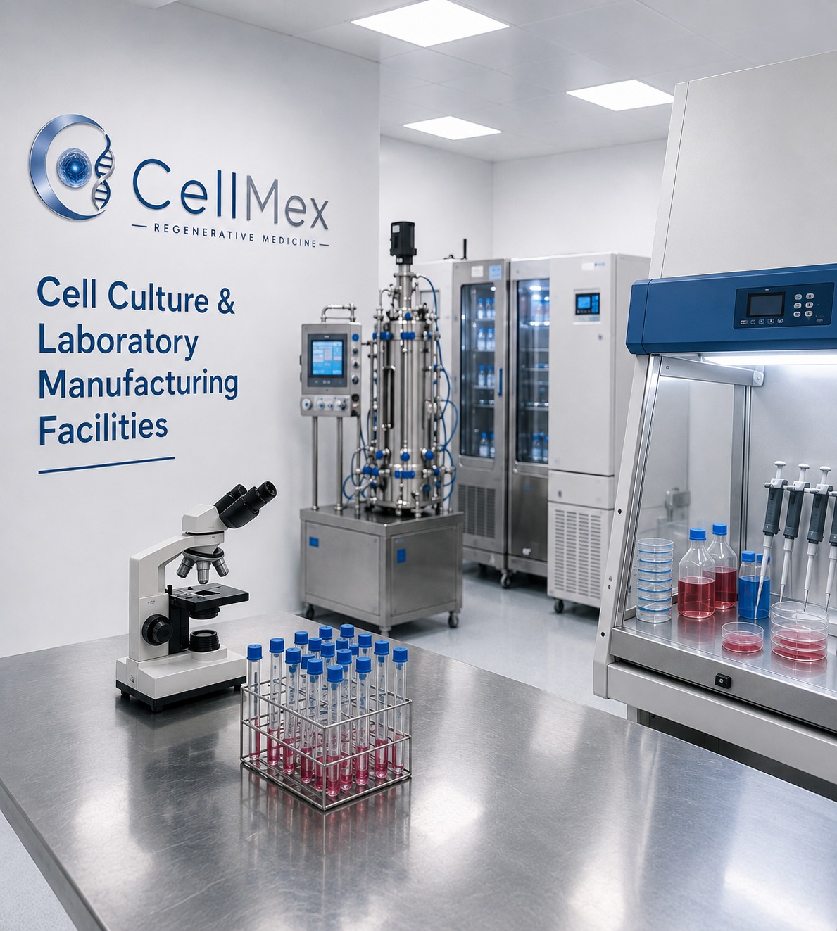 CELLMEX cell culture and laboratory manufacturing activities