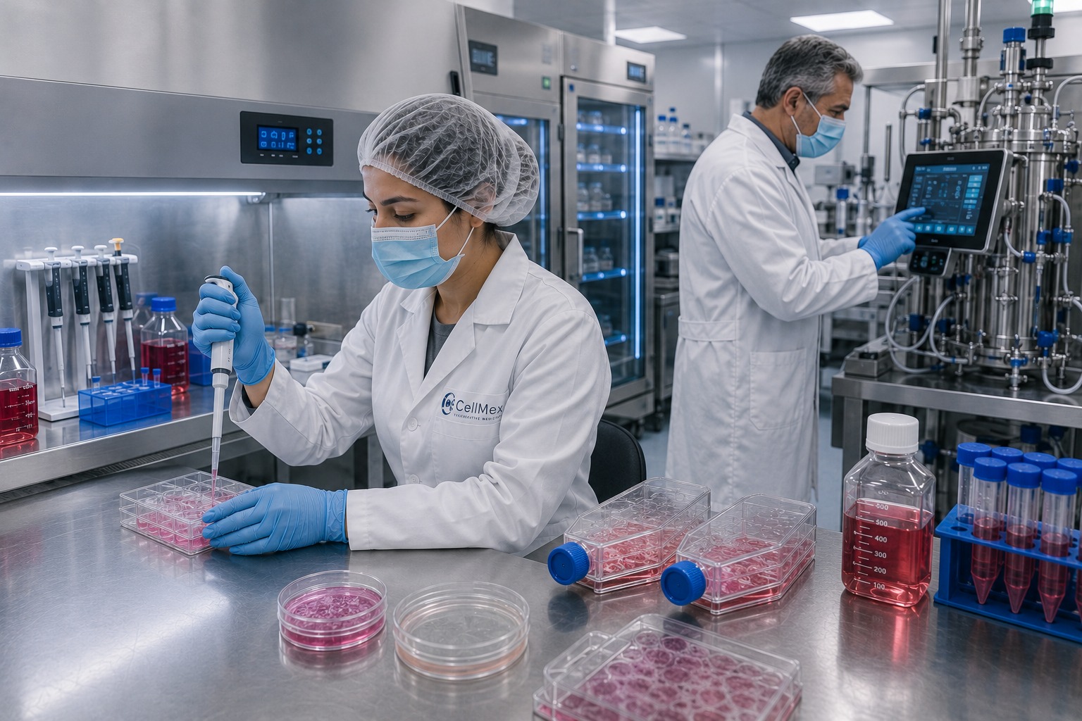 CELLMEX laboratory workspace and cell-processing facilities